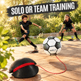 Size 5 Soccer Ball (Adult) Solo Practice Aid with Adjustable Cord and ...