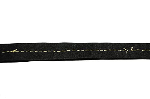 Altotux 0.75 Black Velvet Ribbon with Felt Colorful Circles DIY Trim by Yard
