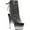 Clear PVC-Black/Black, variant on Women's Pleaser Adore 1017RSFT Ankle Boot