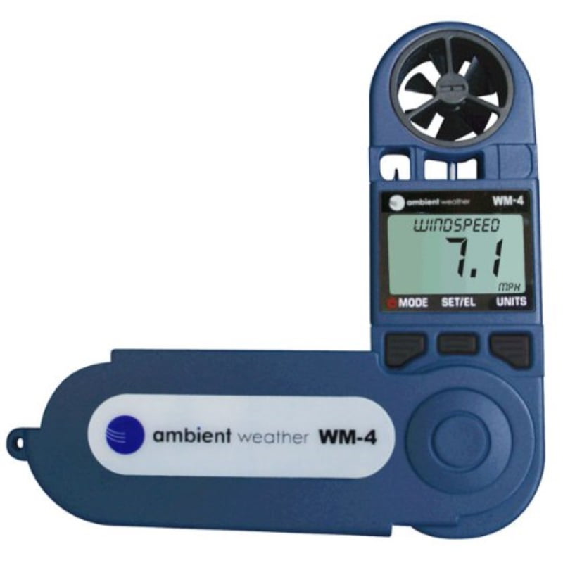 Ambient Weather WM4 Handheld Weather Station w/Windspeed, Direction