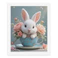 thumbnail image 5 of Paint by Numbers Kit for Adults, Bunny In Floral Teacup Display Paint by Numbers, Easy Paint by Numbers Kit for Adults Beginner, DIY Adult Paint by Number Kits on Canvas, Home Decor, 5 of 7