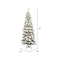 thumbnail image 3 of Vickerman A100365 6.5 ft. x 32 in. Flocked Pacific Tree 306T, 3 of 7
