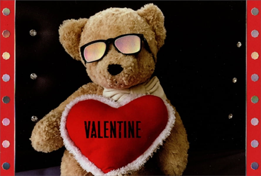 teddy bear with glasses