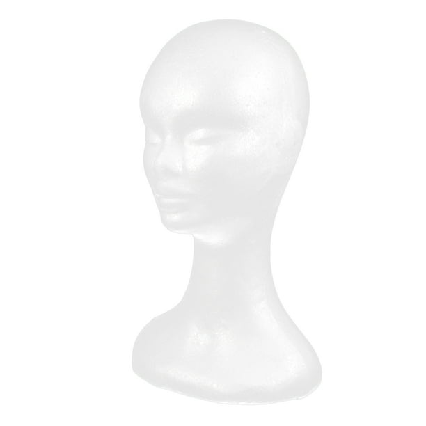 Head Foam Mannequin Wig Manikin Styrofoam Female Display Stand