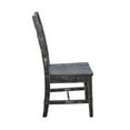 thumbnail image 3 of Rena Dining Chair Set of 2, Ladderback and Wood Seat, Black Mahogany, 3 of 6