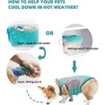 thumbnail image 4 of Chalecos refrescantes para perros, camisetas de enfriamiento instantáneo, chaquetas de verano para caminar y correr, alta visibilidad al aire libre (XXL), 4 of 5