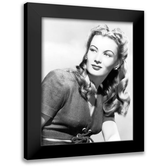 Hollywood Photo Archive 12x14 Black Modern Framed Museum Art Print Titled - Veronica Lake