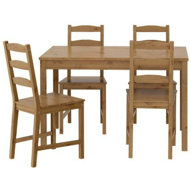 Ikea Table And 4 Chairs Antique Stain, Dining Table And Chairs Clearance Ikea