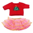 thumbnail image 4 of 2 Trajes Suéteres Ropa para Muñecas de 18 '' Nuestra Generación Tops Pantalones de Vestir de Encaje Legging con Sombrero Accesorios Baoblaze Traje de suéter de muñeca, 4 of 5