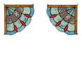 thumbnail image 5 of CHLOE Mei Victorian Tiffany-glass Window Panel 8" Wide, 5 of 5