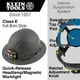 thumbnail image 2 of Gorro duro Klein Tools 60346, sin ventilación, ala completa, clase E, 2 of 9