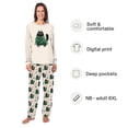 thumbnail image 2 of Cute Black Cat Matching Christmas Pjs With Pet, Available Plus Size, With Pockets, 2 of 7
