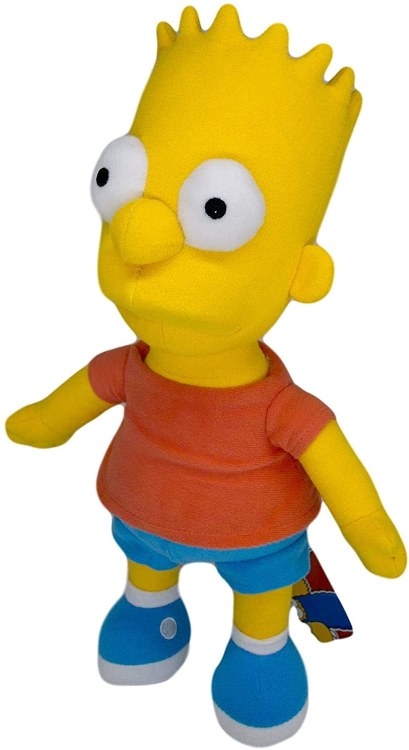 The Simpsons 12 Inch Bart Stuffed Plush Toy Doll - Walmart.com
