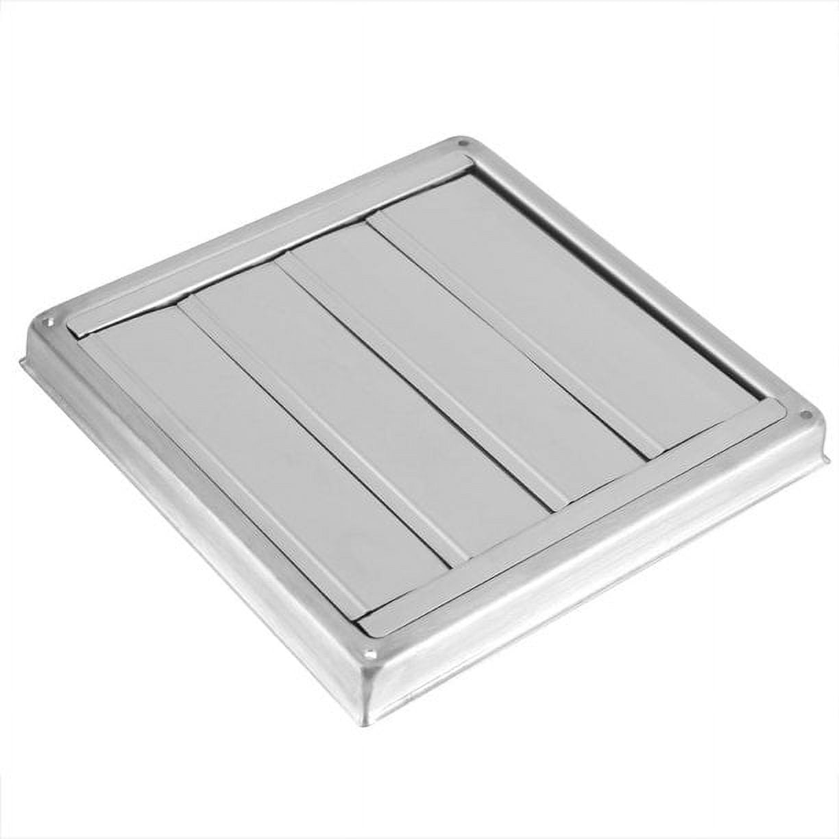 Stainless Steel Dryer Vent Cover - Outdoor Exhaust Louvered Cap, 4 Inch Diameter