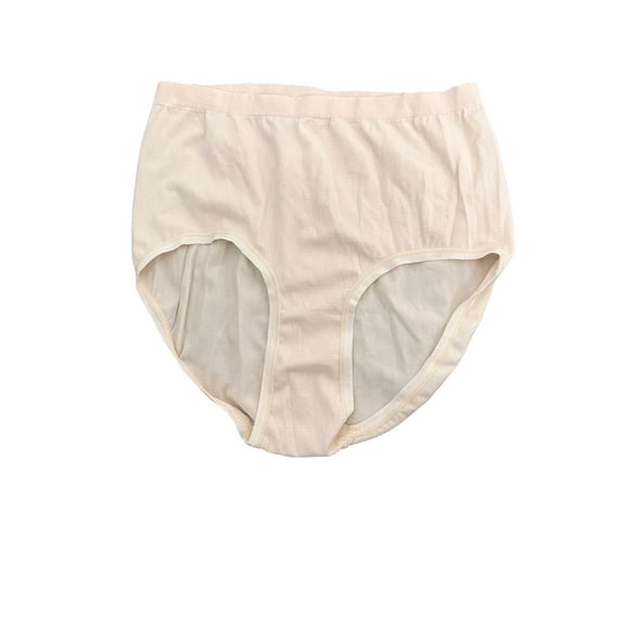 PETYWER Women's Underclothing Soft Hipster Ladies Briefs Beige