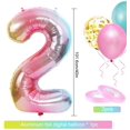 thumbnail image 3 of Globo niña 2º cumpleaños, 2º cumpleaños, globo rosa número 2, decoración cumpleaños, globo feliz cumpleaños, decoración fiesta cumpleaños 2ª niña, 3 of 5