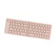 thumbnail image 5 of Teclado de computadora, escritura silenciosa eficiente, recargable, 68 teclas, teclado plegable para teléfono inteligente Rosa, 5 of 8