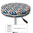 thumbnail image 4 of Lsque Popcorn Round Bar chair cushion covers Velvet Fabric Premium Comfort Protects from Scratches and Stains for 14-17 Inch Chair- 14 inch, 4 of 7