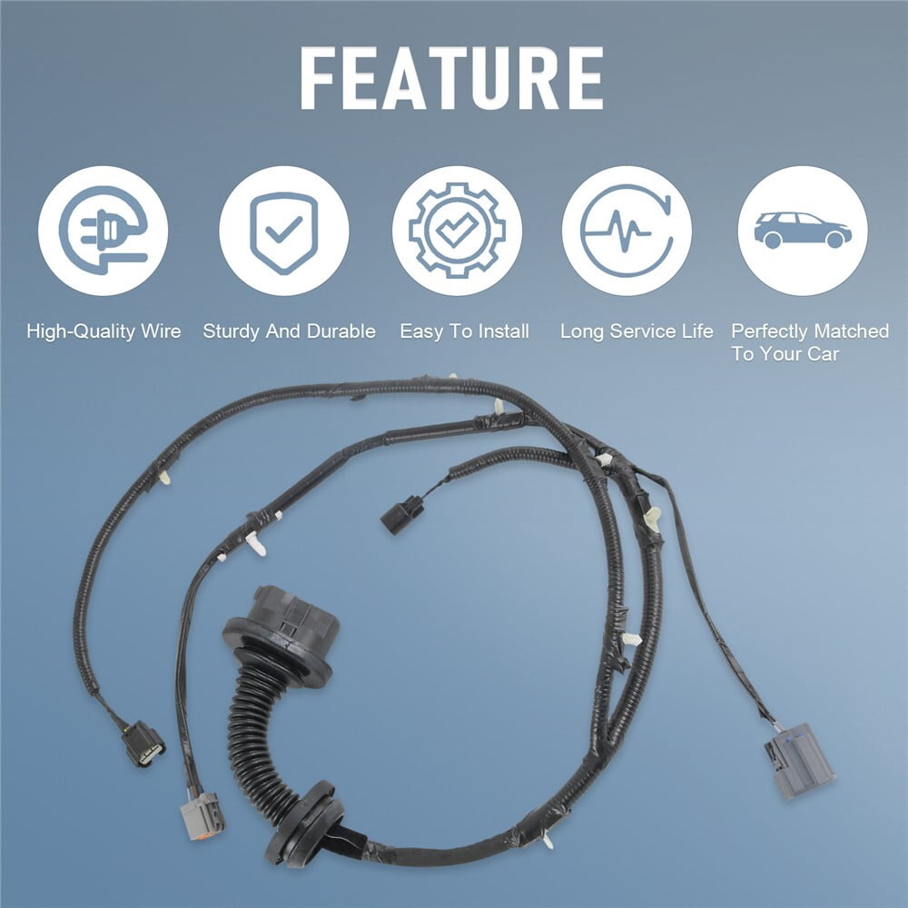 Wire Harness LH Driver Side For 09-14 Ford F150 Crew Cab REAR Door Jumper