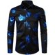 thumbnail image 1 of Camisas hawaianas con flores, camisas de moda para hombre, blusas playeras de manga larga, ropa para hombre, blusas Voion, camisas masculinas con flores, 1 of 6
