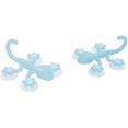 thumbnail image 3 of Ganchos para abrigos para niños, 2 piezas de ganchos de pared con forma de geco con 4 ventosas para guardería, dormitorio, llave, paraguas, toalla, gorro, soporte para abrigos, 3 of 5