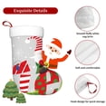 thumbnail image 5 of Yiaed Christmas Gnome With Love Print Christmas Stockings, Christmas Stockings Hanging Ornaments, Christmas Stockings for Family Christmas Holiday Decorations, 5 of 7