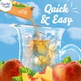 Crystal Light Peach Iced Tea Sugar Free Drink Mix, 6 ct Pitcher Packets