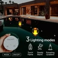 thumbnail image 3 of Floating Lights Solar Powered Globes for Pool, Pond, Patio & Hot Tub – Outdoor Lanterns Look Like Candles or Torches, Fun Decorations Cool Gifts Adults, Pool Toys Must-Have Decor (1 pcs), 3 of 3