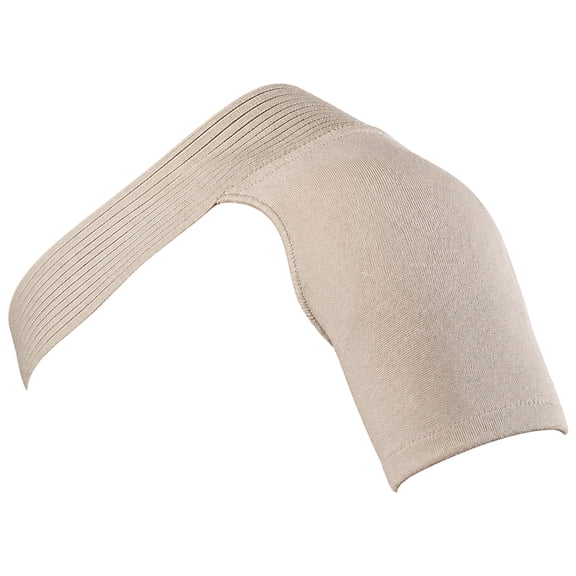Shoulder Compression Sleeve for Men & Women, Breathable Polyester Fiber Rotator Cuff Support Brace, Adjustable Strap, Skin Tone for Sports, Muscle Warmth & Pressure Comfort