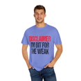 thumbnail image 4 of Funny Saying Disclaimer I'm Bit For The Week Women Men Novelty Sassy Sayings Husband Mom Father Wife Pun  Unisex Garment-Dyed T-shirt, 4 of 4