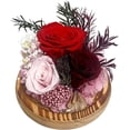 thumbnail image 5 of Regalo de flores para siempre,Flores de rosas preservadas en una caja de vidrio,Regalos de flores de rosas eternas de rosas inmortales, 5 of 5