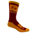 thumbnail image 4 of Men's Iron Science Socks Funny Comic Hero Movie Science Chemistry Graphic Novelty Footwear, 4 of 9