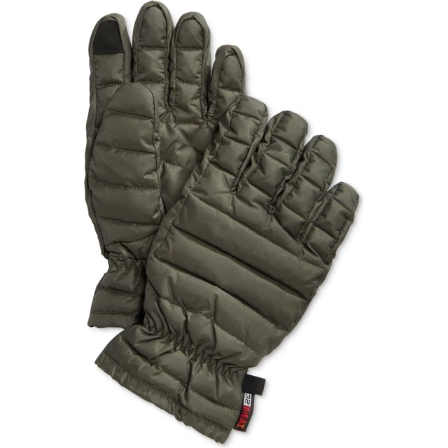 32 Degrees Mens Quilted Gloves, olivemelange, L