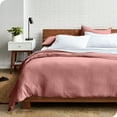 thumbnail image 3 of Bare Home Sandwashed Duvet Cover Set - Ultra-Soft - Premium 1800 Collection - 3 Piece - Full, Dusty Rose, 3 of 7