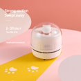 thumbnail image 2 of Portable USB Rechargeable Desktop Vacuum Cleaner with Built-in Ambient Lighting – Perfect for Office Use, 2 of 7