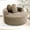 Brown, variant on Harmie Round Sofa Bed, Compressed Cloud Couch Sleeper Sofa with Cup Holders, Corduroy Sofa for Living Room Apartment, Brown, 55.2 x 55.2 x 25.0 in