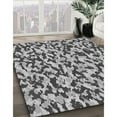 thumbnail image 2 of Ahgly Company Indoor Rectangle Patterned Silver Gray Area Rugs, 8' x 10', 2 of 6