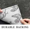 thumbnail image 6 of White Chicken Sketch Pattern Door Rugs,Washable Non Slip Door Mats Indoor,Decorative Door Mats,Entry Mat Indoor for Entrance,Bedroom,Kitchen,Bathroom,17"x30", 6 of 6