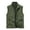 Army Green, variant on Mens Windproof Water-Resistant Softshell Nylon Warm Vest Full Zip Sleeveless Jacket with Muti Pockets Lightweight Fleece Outerwear for Cycling Hiking Outdoor Khaki
