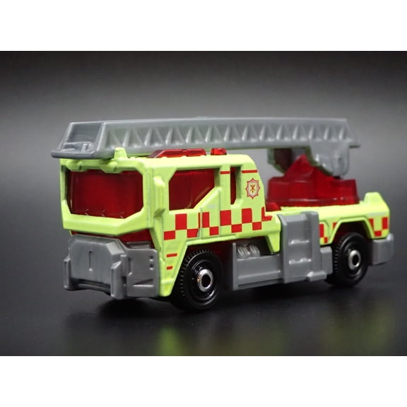 Open Box MODERN FIRE TRUCK LADDER TRUCK GREEN 1:64 MB SCALE COLLECTIBLEDIECAST MODEL CAR