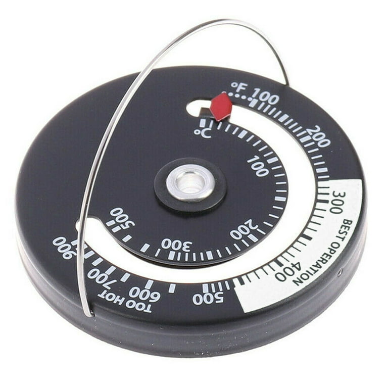 Magnetic Woodstove Pipe Thermometer Fireplace Flue Burner Heat Temperature  Gauge Meter Tool - AliExpress