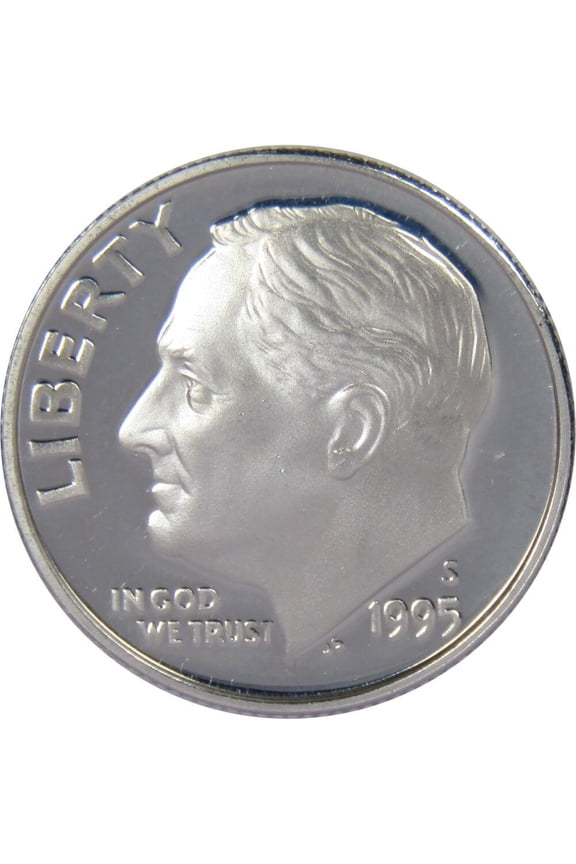 1995 S Roosevelt Dime Choice Proof 90% Silver 10c US Coin Collectible
