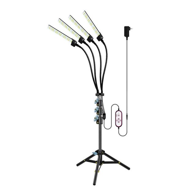 Moyic Luz de cultivo con soporte Luz de planta de espectro completo Luces de cultivo para plantas de interior Luz de cultivo con soporte de trípode Iluminación y accesorios Moyic HA036033-00