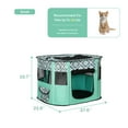 thumbnail image 2 of SENNAUX Portable Pet Playpen Foldable Dog Crate Kennel Tent for Dogs Cats Rabbits,S, 2 of 9