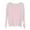 Pink, variant on Women Pullover Sweater Spring/Autumn V Neck Knit Sweater | Loose Fit | Korean Style | Versatile Layering Piece Casual Pink,M