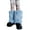 Blue-20, variant on Blue Plush Leg Warmers for Costume and Everyday Use Women's Cold Weather Thermal Fuzzy Furry Boot Toppers Gaiters Socks