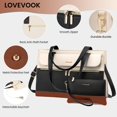 thumbnail image 4 of Bolsa para portátil LOVEVOOK para mujer de 15.6 pulgadas, piel impermeable, 4 of 7