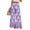 Purple, variant on WTOBBY Women's Boho Floral Print Wide Leg Palazzo Pants Featuring High Waist Elastic Drawstring Side Pockets and Casual Summer Comfort ,Blue L