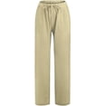 thumbnail image 4 of Summer New Sweet Wide Leg Pants for Womens Versatile Solid Color Simple Series Trousers Casual Comfy Breathable Slim Pant, 4 of 8