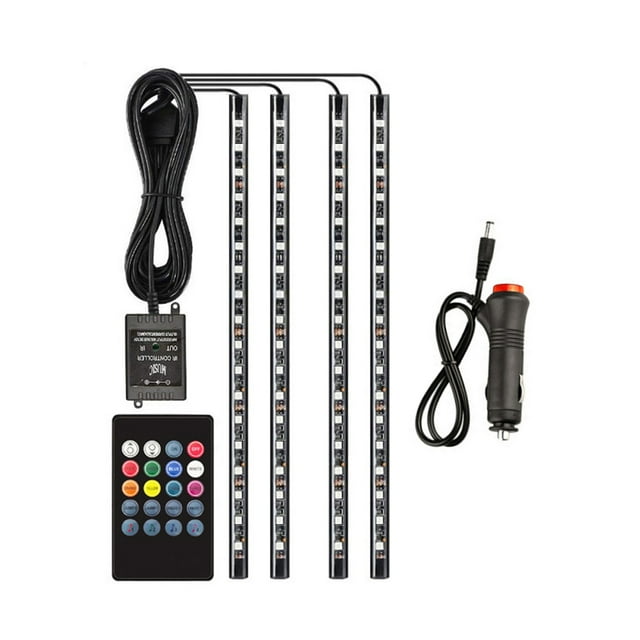 Car Interior Atmosphere Light Decorative Colored LED Light Strip
